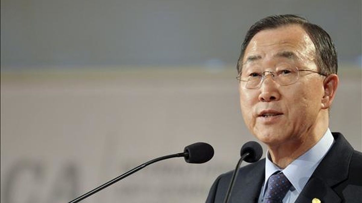 En la imagen, el secretario general de las Naciones Unidas, Ban Ki-moon. EFE/Archivo