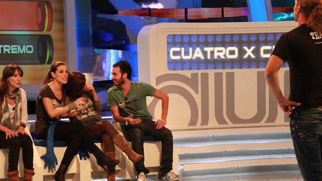 Borja Capponi hace mímica para su equipo