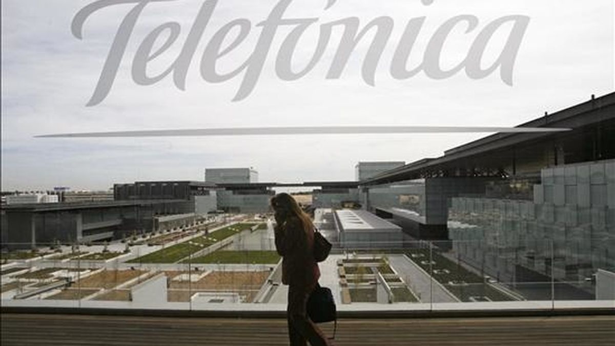 Imagen del edificio de la nueva sede de Telefónica, en el distrito de la Comunicación, en Madrid. EFE/Archivo