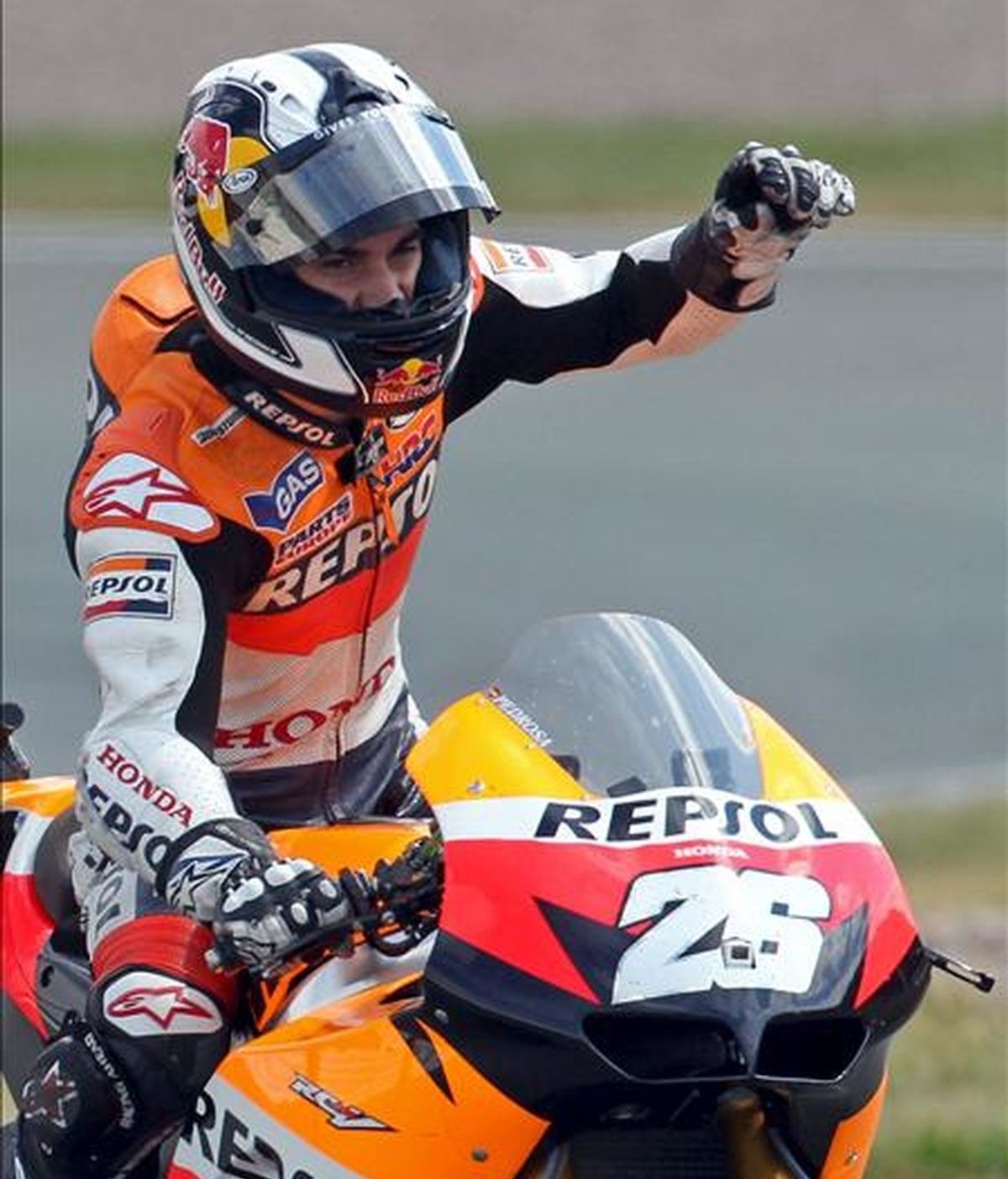 El piloto español de MotoGP Dani Pedrosa, de Honda. EFE