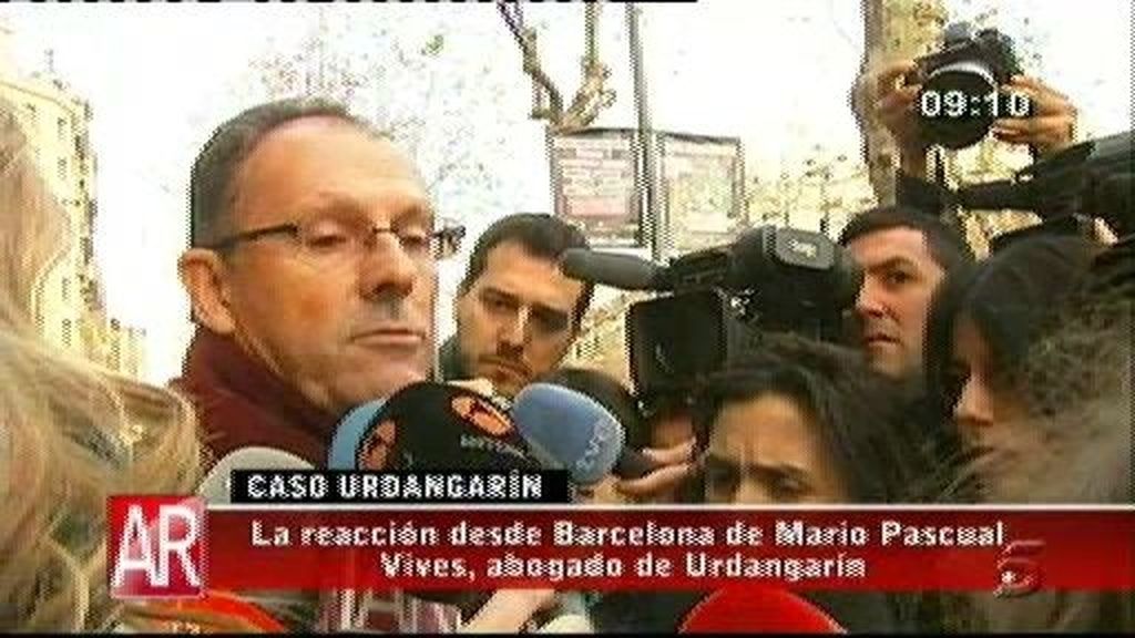 Mario Pascual Vives, abogado de Urdangarín: "Los rumores de separación entre Don Iñaki y la Infanta son falsos"