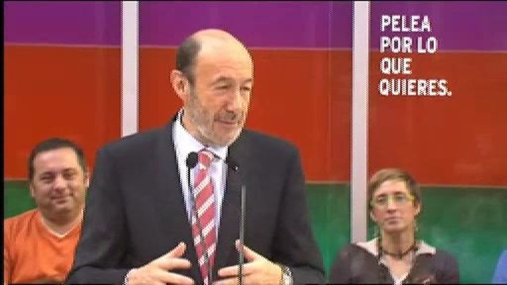 Rubalcaba: Frente a ETA hay que mantener "la unidad"