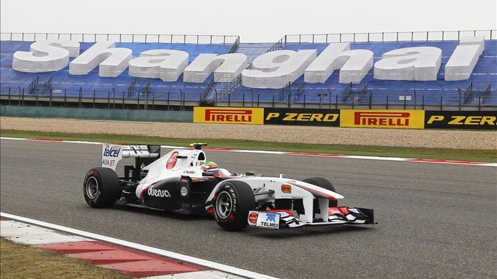 El piloto mexicano de Fórmula Uno Sergio Pérez, de la escudería Sauber F1. EFE/Archivo