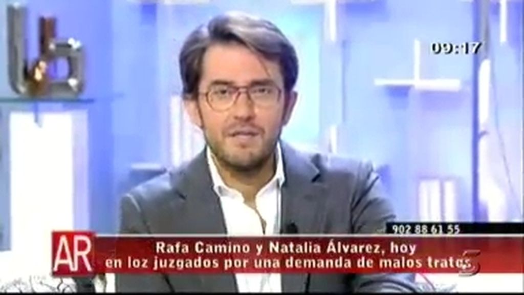 Rafa Camino, denunciado por Natalia Álvarez