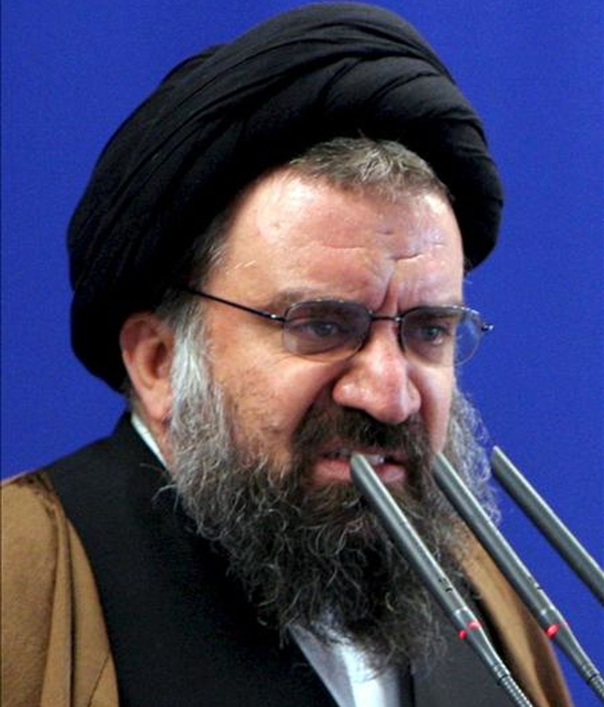 El imán del sermón del viernes de Teherán, el ayatolá Ahmad Jatami. EFE/Archivo