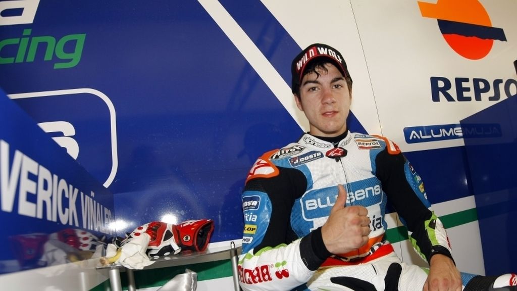 Maverick Viñales rueda en cabeza en Moto3™