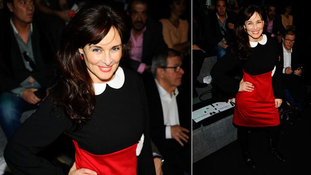 Silvia Marsó en el desfile de Devota & Lomba