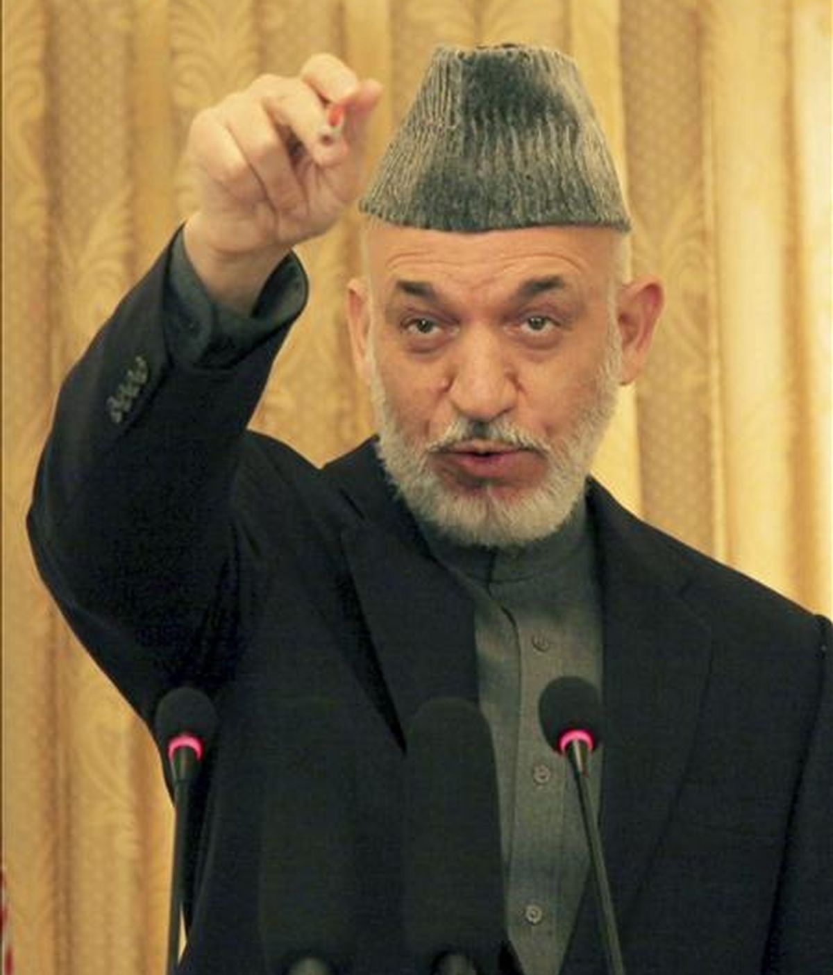 El presidente afgano Hamid Karzai. EFE/Archivo