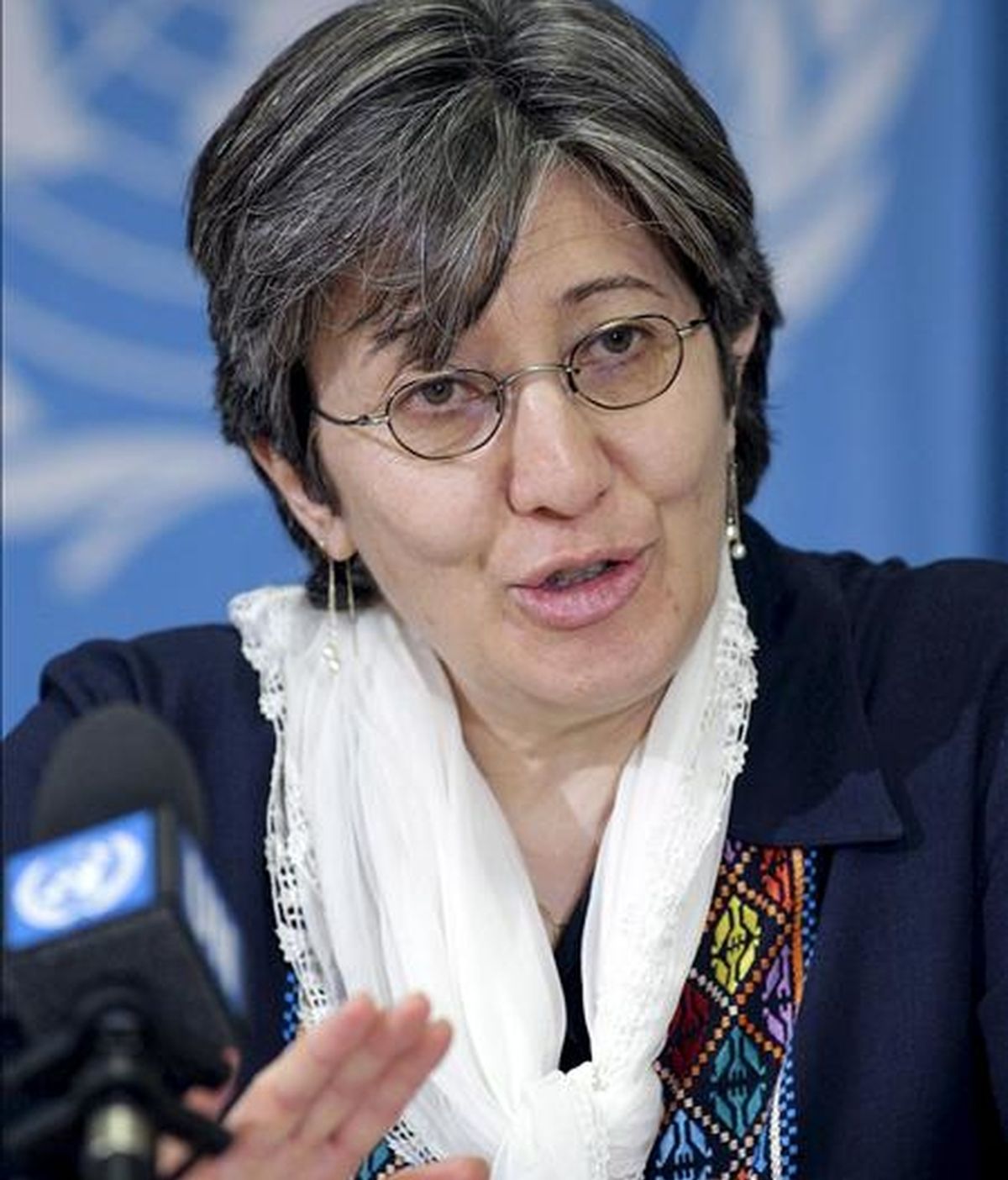 La relatora especial de la ONU para Sudán, Sima Samar. EFE/Archivo