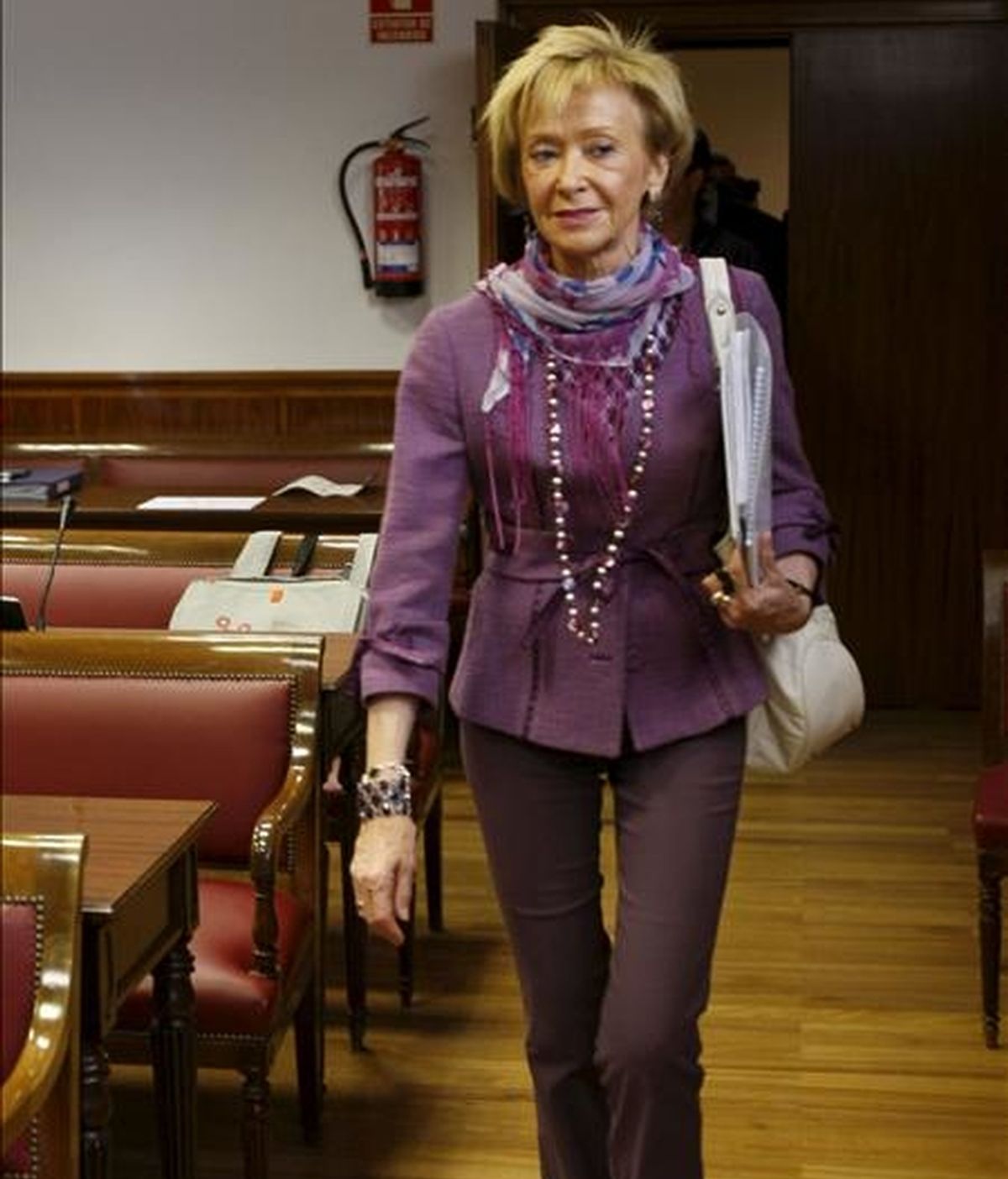 La vicepresidenta primera del Gobierno, María Teresa Fernández de la Vega. EFE/Archivo