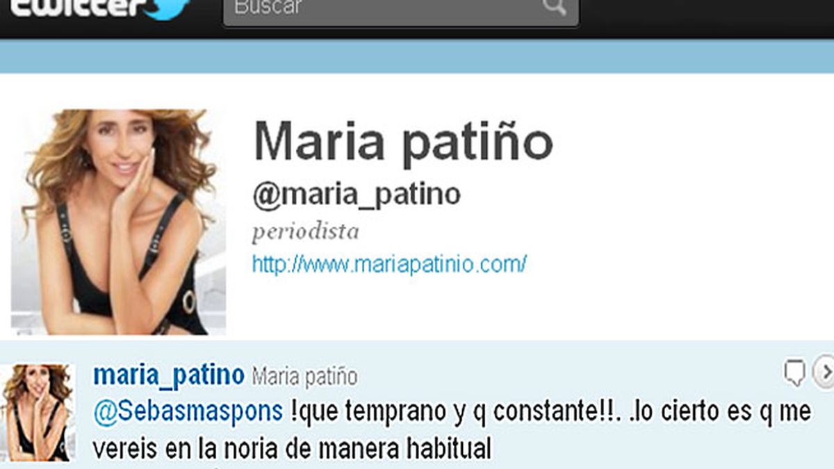 María Patiño se sube a 'La noria' como colaboradora habitual