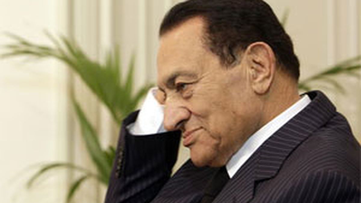 Mubarak en una imagen de archivo. Foto: EFE
