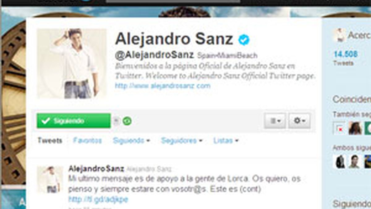 Alejandro Sanz ha tomado su decisión tras polemizar con los usuarios de Twitter.