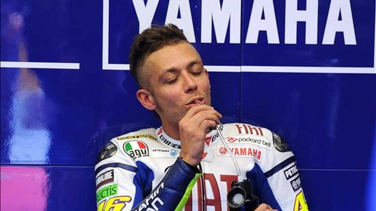 El italiano Valentino Rossi está preparado para regresar a la competición, tras seis semanas de baja por lesión, este fin de semana en el Gran Premio de Alemania de MotoGP, en el Sachsenring, informó el equipo Yamaha. EFE/Archivo