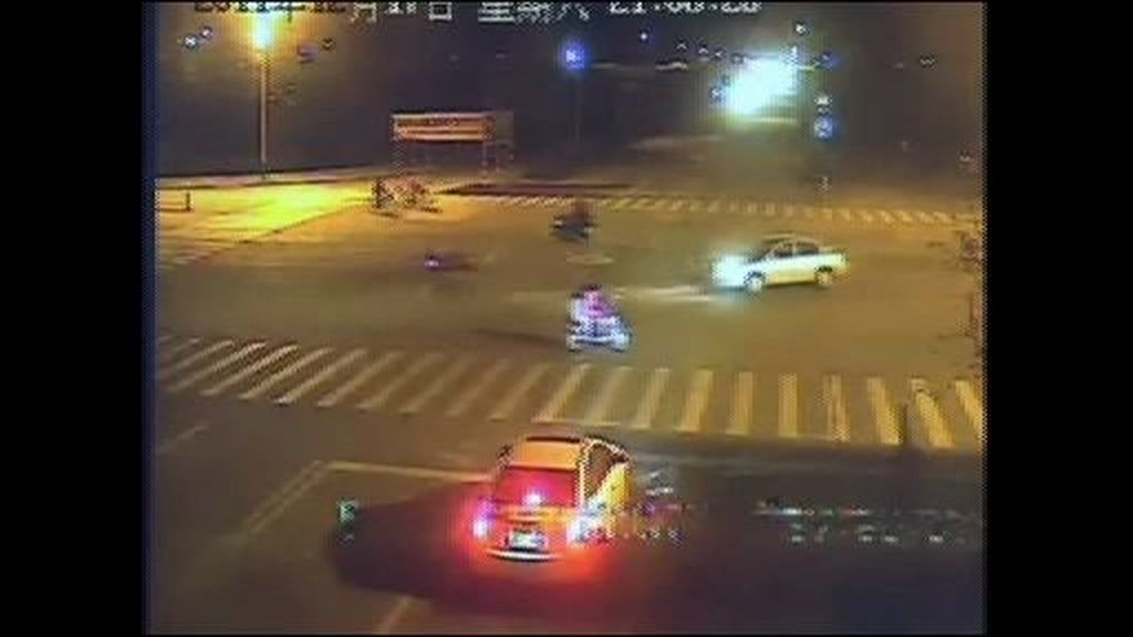 Espectacular accidente de moto en China