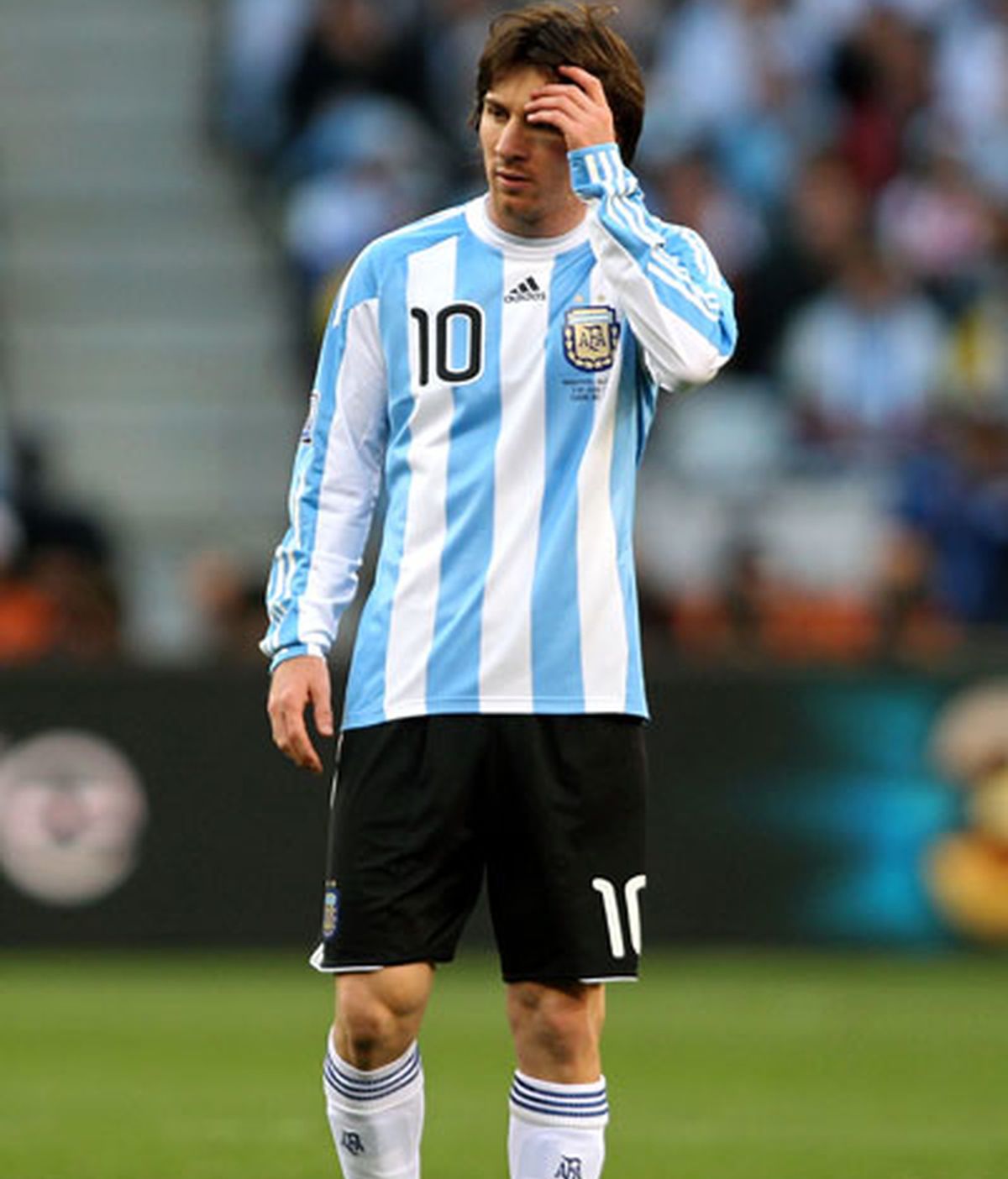 Messi se va del Mundial hundido