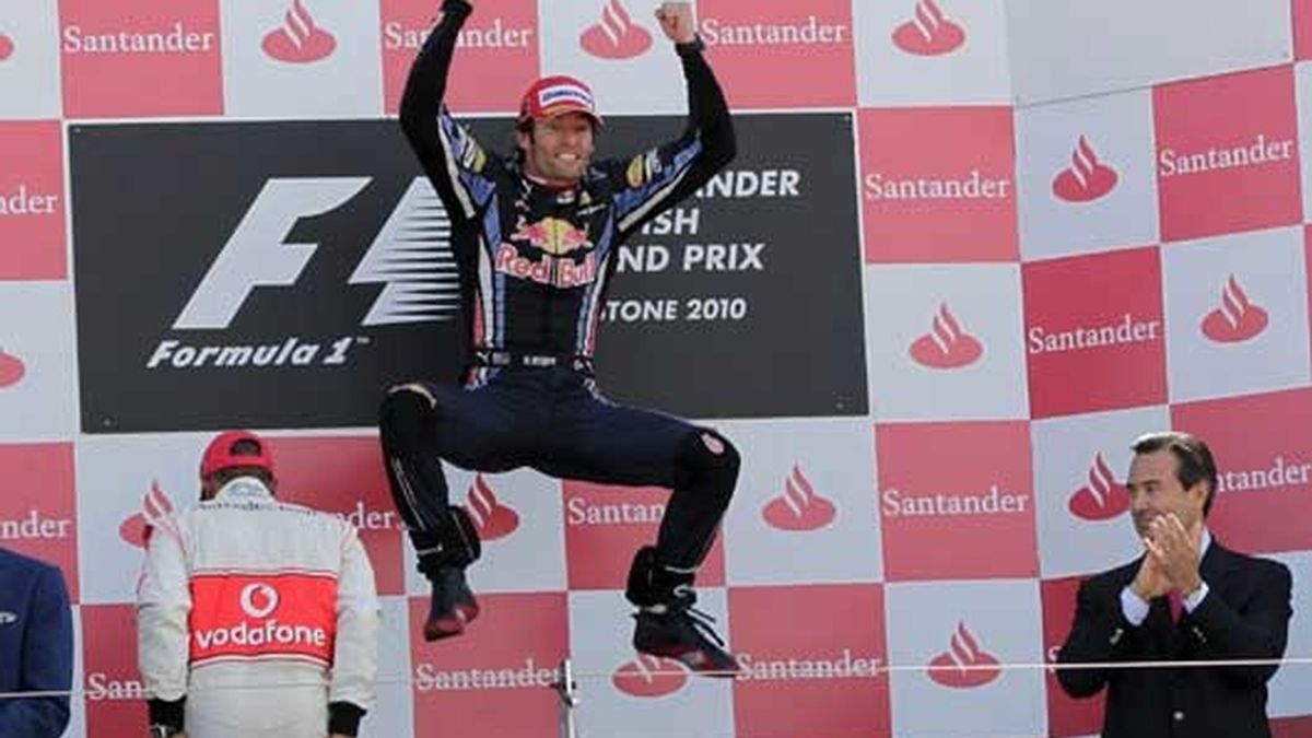 Webber ganó por delante de Hamilton, líder del Mundial. Foto: Agencias