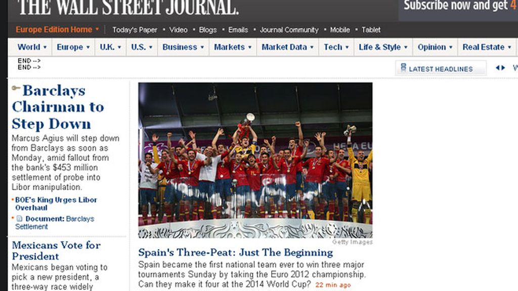 La prensa mundial se rinde ante la Roja