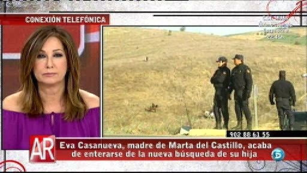 Eva Casanueva: "¡Ójala está búsqueda fuera la última y definitiva!"