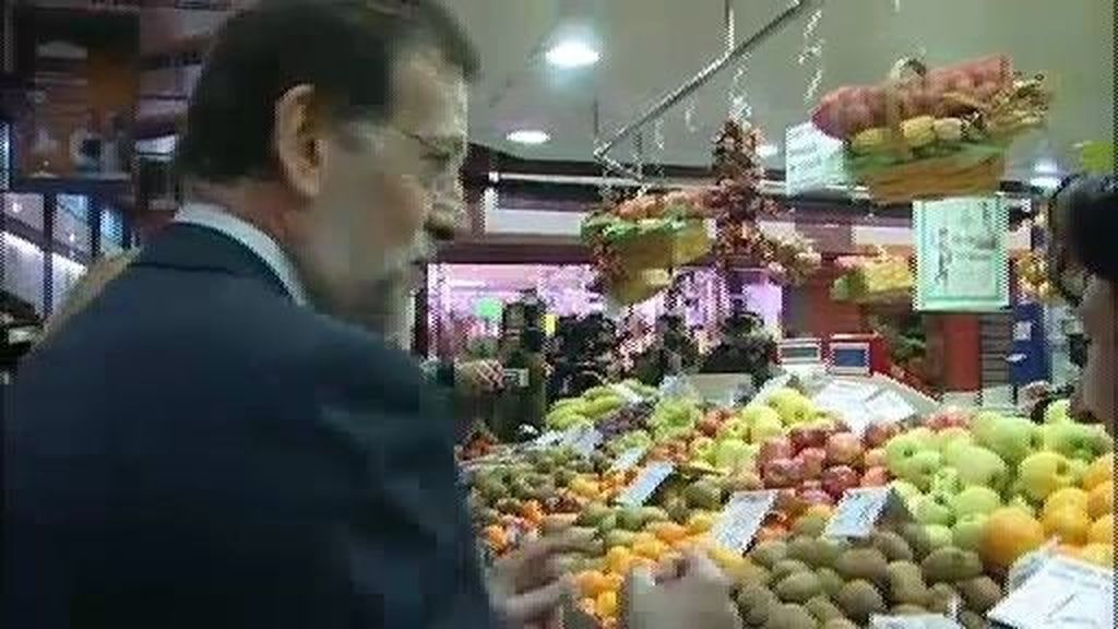 Rajoy presume de dieta mediterránea