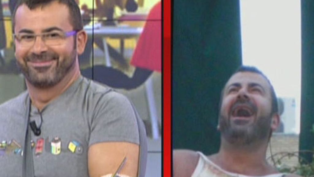 J.J. se embute en el traje del 'La, la, la'