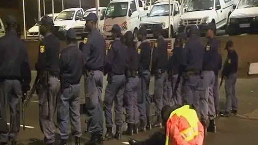 Disturbios en el estadio de Durban