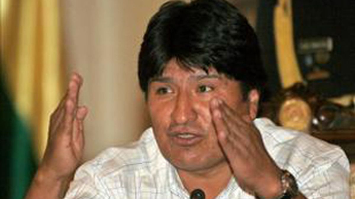 Evo Morales se dirige a la comunidad gay española. Foto: Archivo.