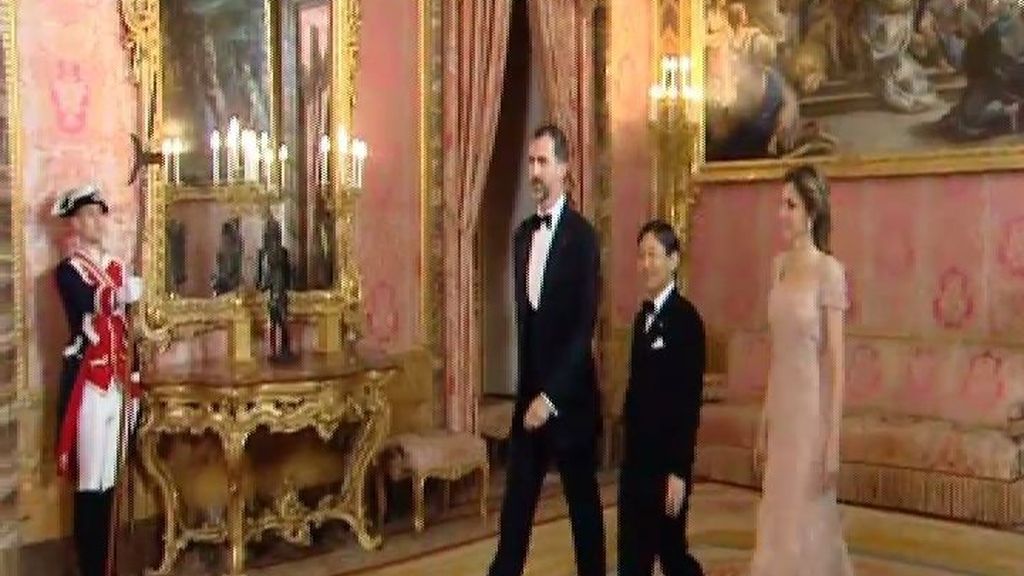 Cena de gala en el Palacio Real para homenajear al Príncipe Naruhito