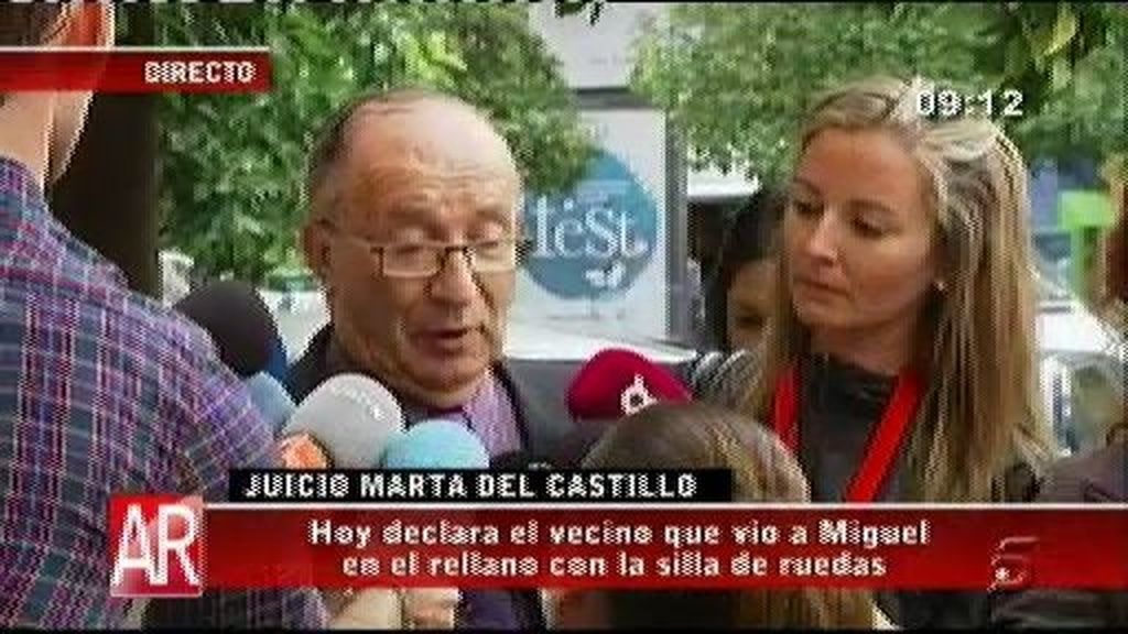 Antonio del Castillo valora la declaración de 'El Cuco'