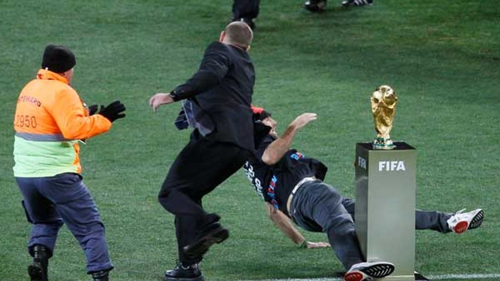 Jimmy Jump, en la final del Mundial