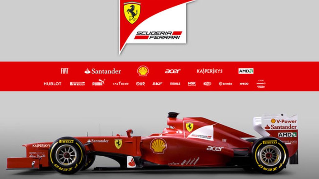 Así es el nuevo F-2012 de Ferrari
