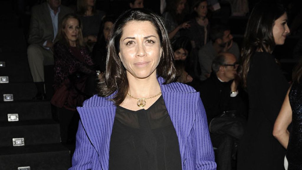 Alicia Borrachera en el desfile de Ángel Schleesser