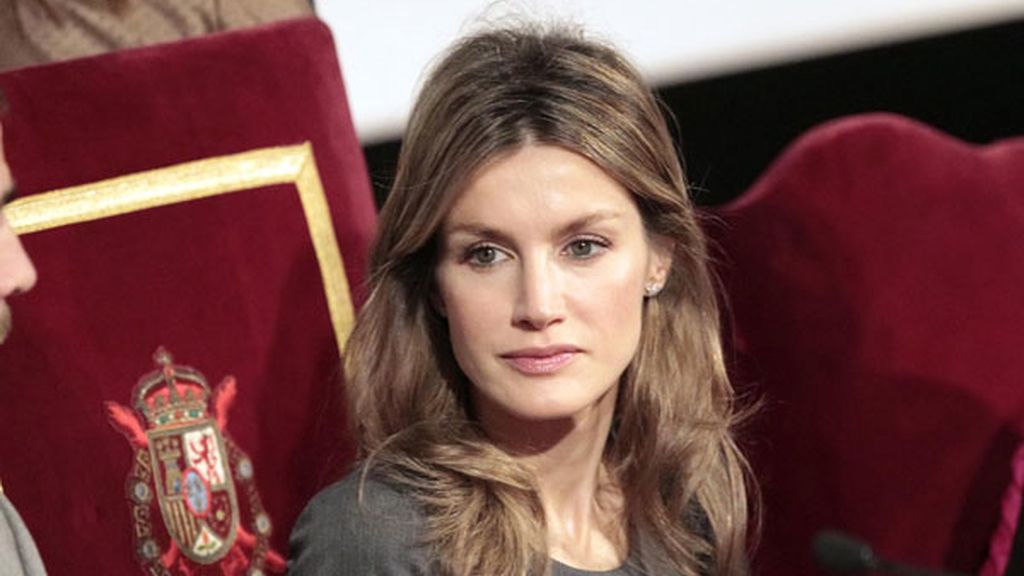 En la entrega de las medallas al mérito de Bellas Artes en 2010