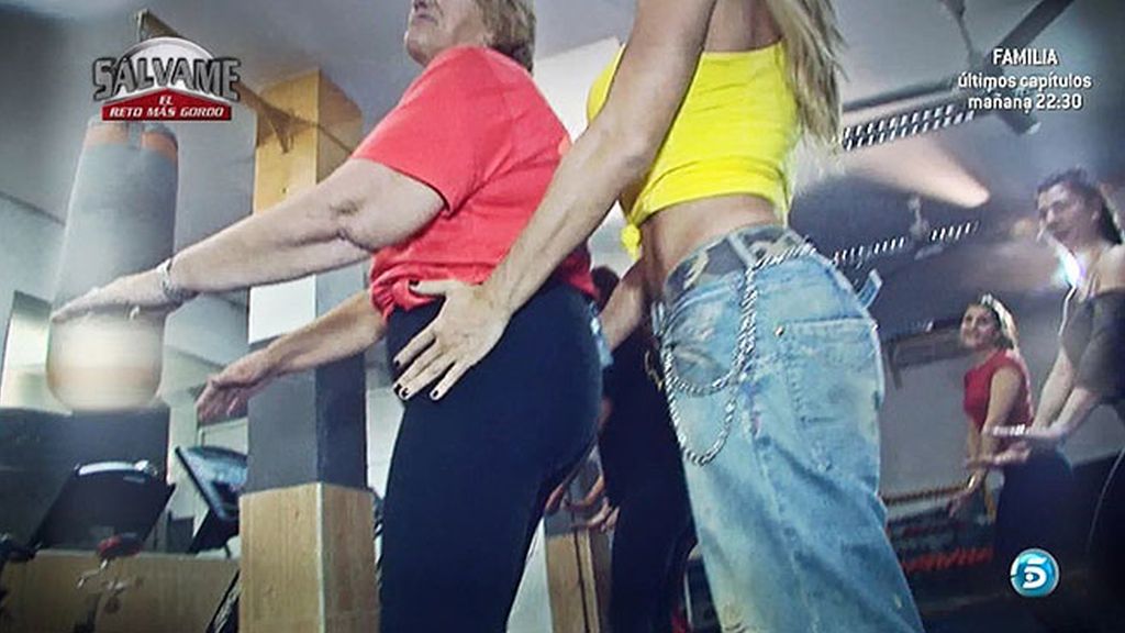 Carmen Bazán hace deporte... pero luego se salta la dieta