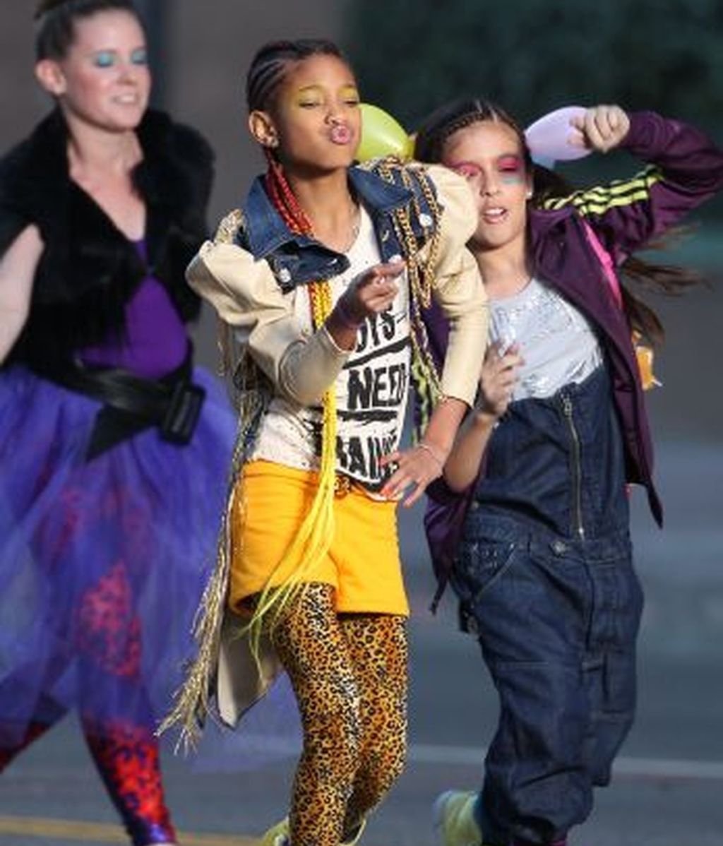 Willow 'la lía' en el centro de Los Ángeles