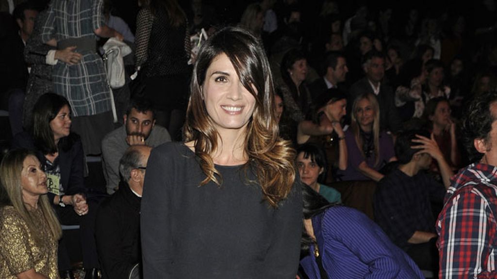 Elia Galera en el desfile de Ángel Schleesser