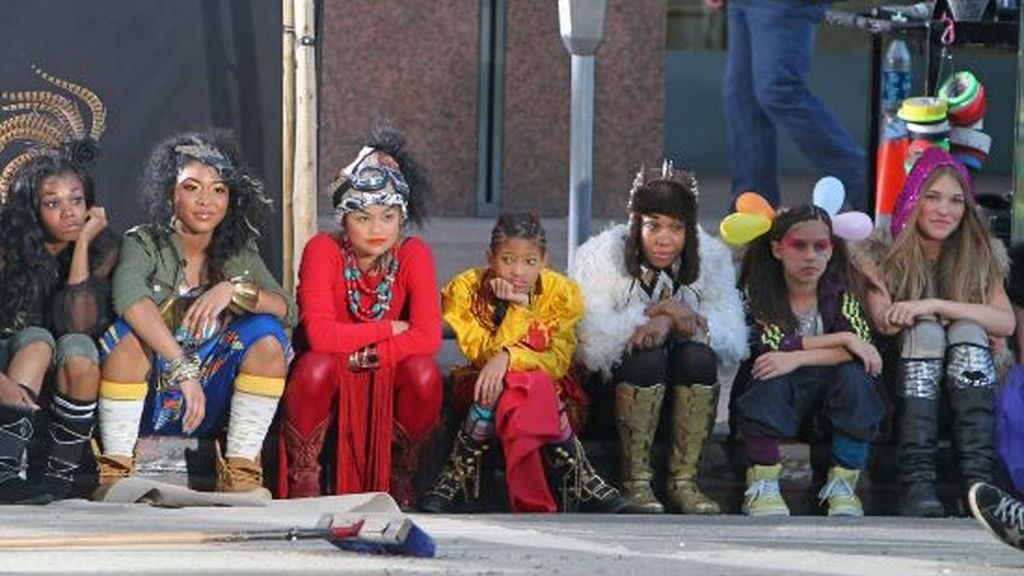 Willow 'la lía' en el centro de Los Ángeles