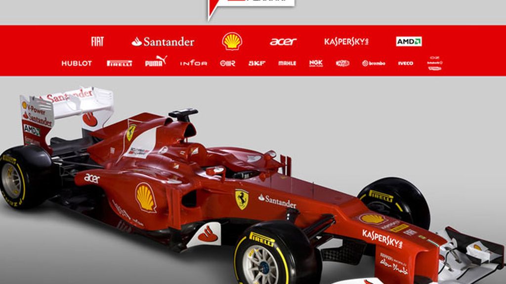 Así es el nuevo F-2012 de Ferrari