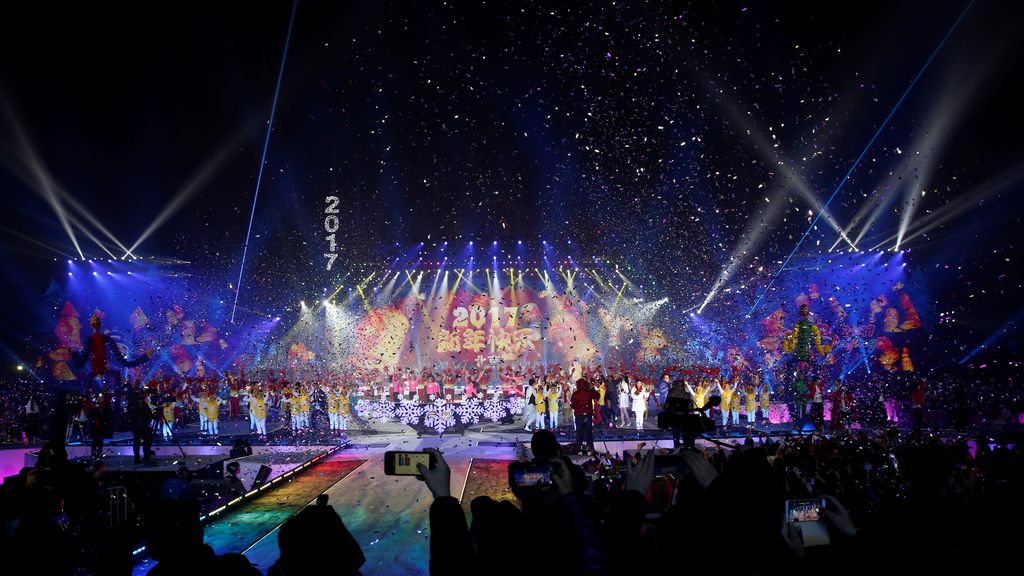 Pekín da la bienvenida al 2017