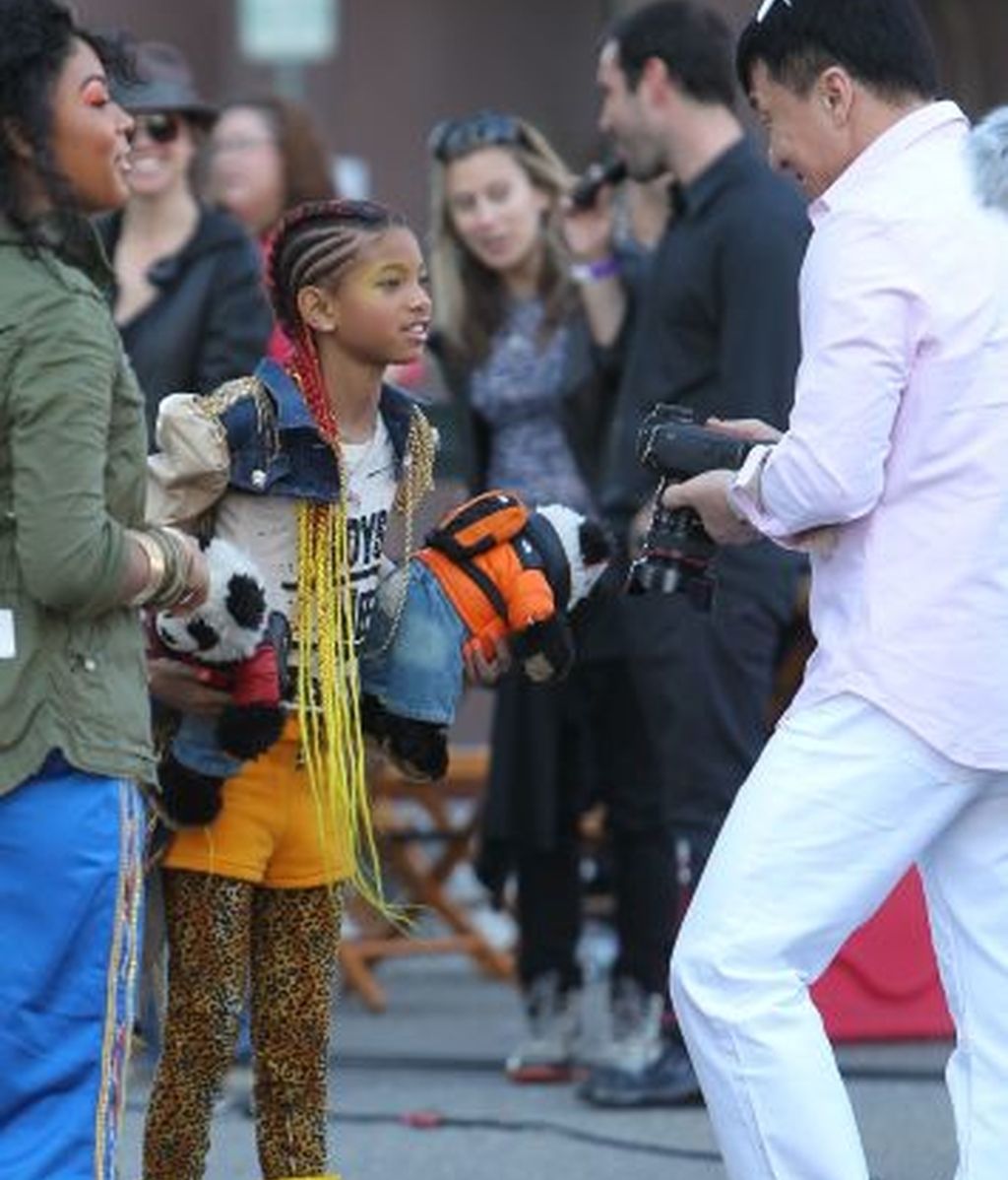 Willow 'la lía' en el centro de Los Ángeles