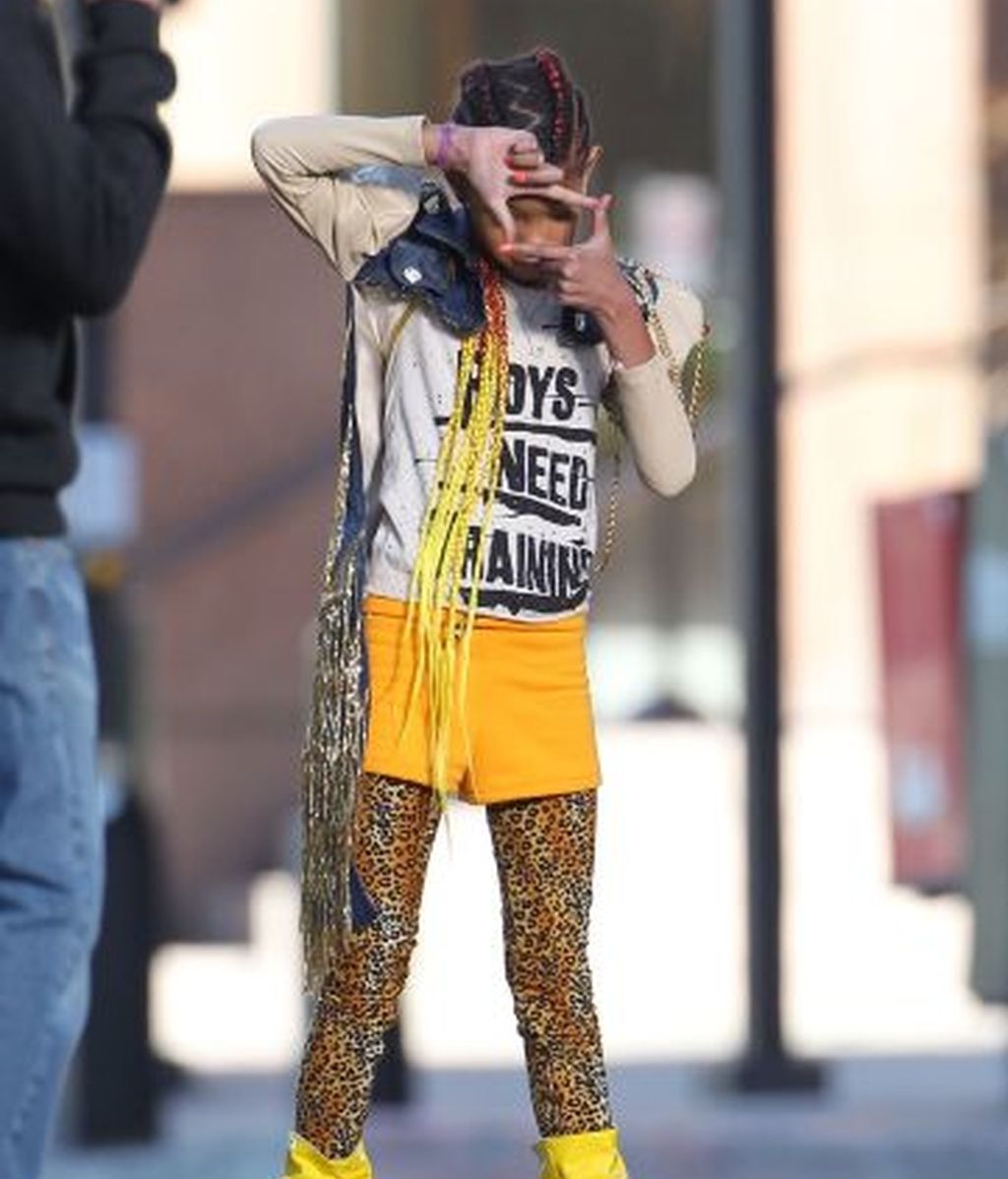 Willow 'la lía' en el centro de Los Ángeles