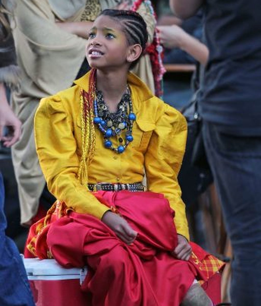 Willow 'la lía' en el centro de Los Ángeles