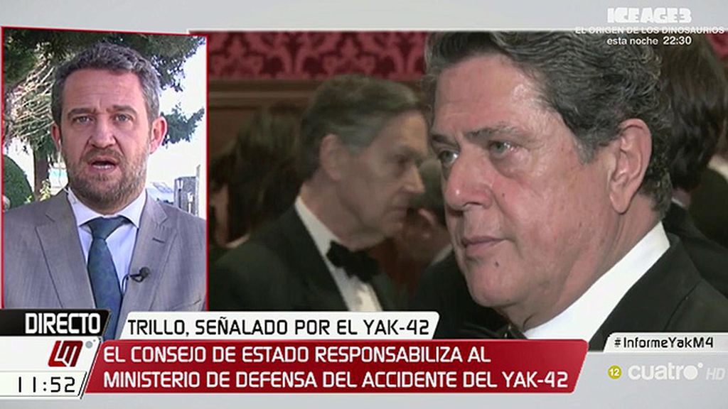 Jaime de Olano (PP) cree que no se debe cesar a Trillo a pesar del informe del Consejo de Estado sobre el Yak-42