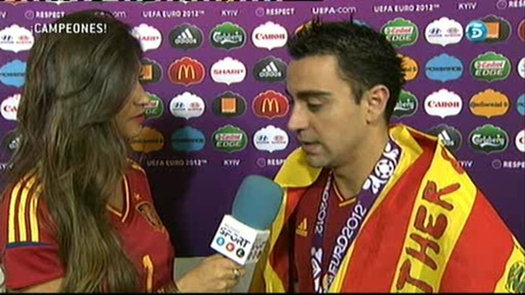 Sara cumplió la promesa de ponerse la camiseta de España