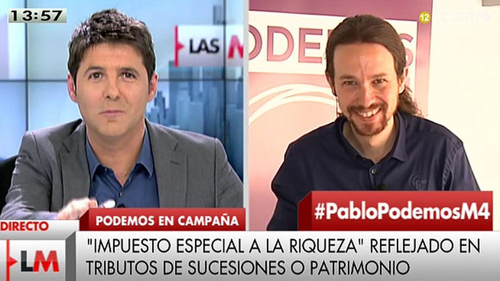 Pablo Iglesias: “Es mucho más difícil hacer una entrevista cuando las encuestas dicen que puedes ser presidente”