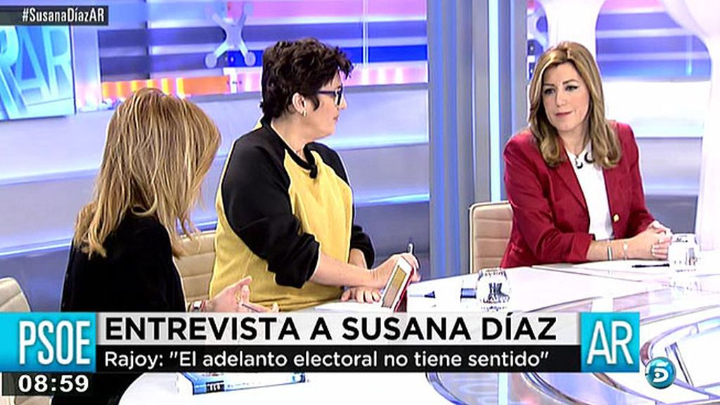 Susana Díaz: "Creo que mi tierra tiene que ganar un año"