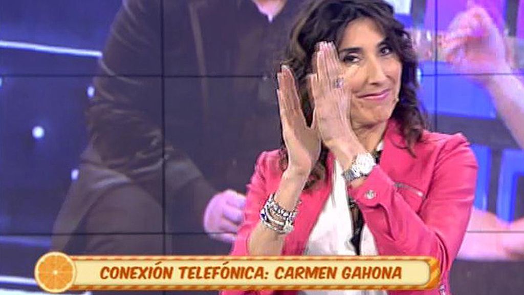 Carmen Gahona cuelga a Paz Padilla: “O me hablas en serio, o no te hablo”