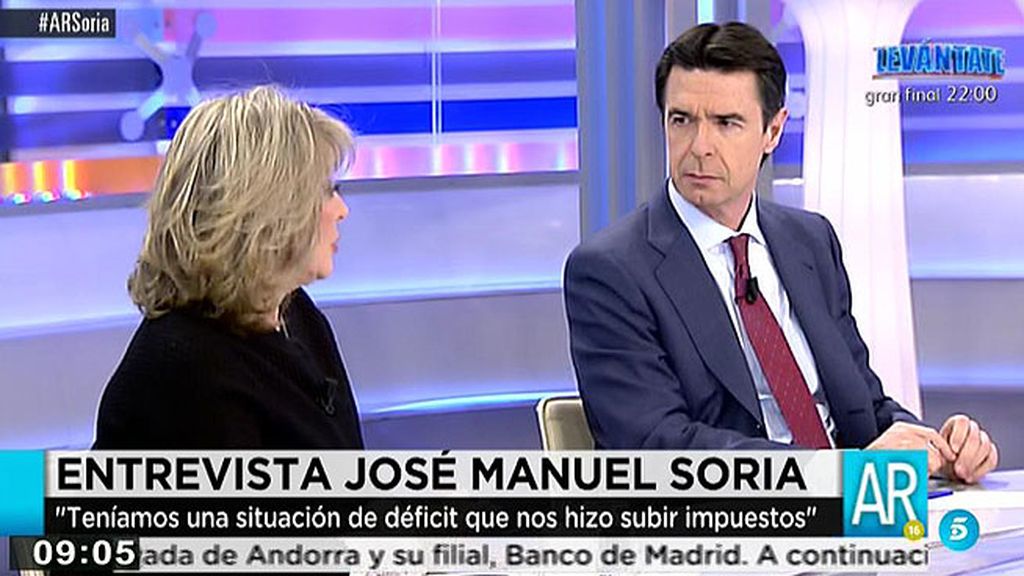 Soria: "Podemos es una fuerza política que responde al guirigay que hay en la izquierda"