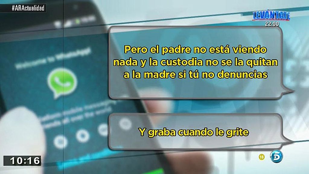 Antonio, al padre del menor: "Yo no quiero que el niño sufra pero no puedo denunciar"