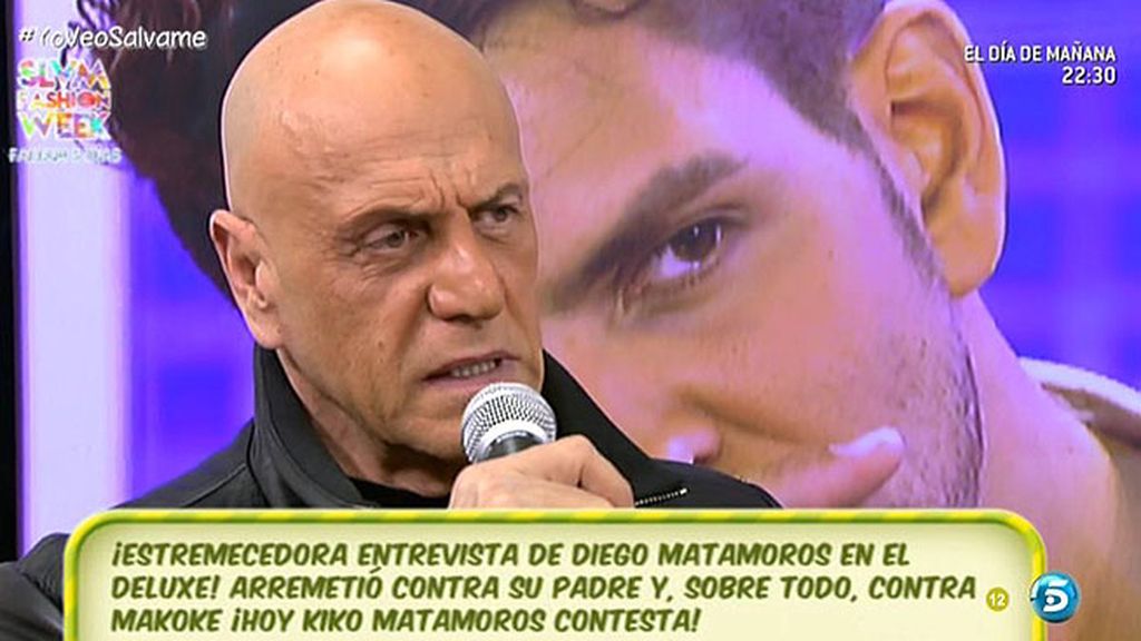 Kiko Matamoros, sobre la entrevista de su hijo Diego: "Miente como un bellaco"